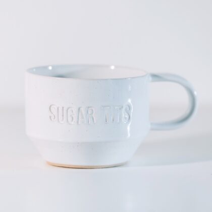 sugar tits handled mug