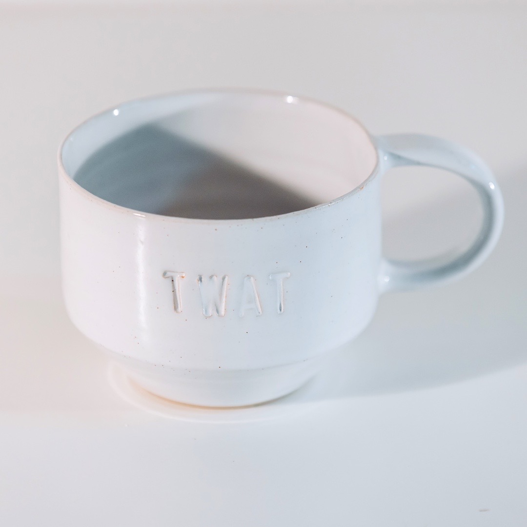 twat ceramic mug