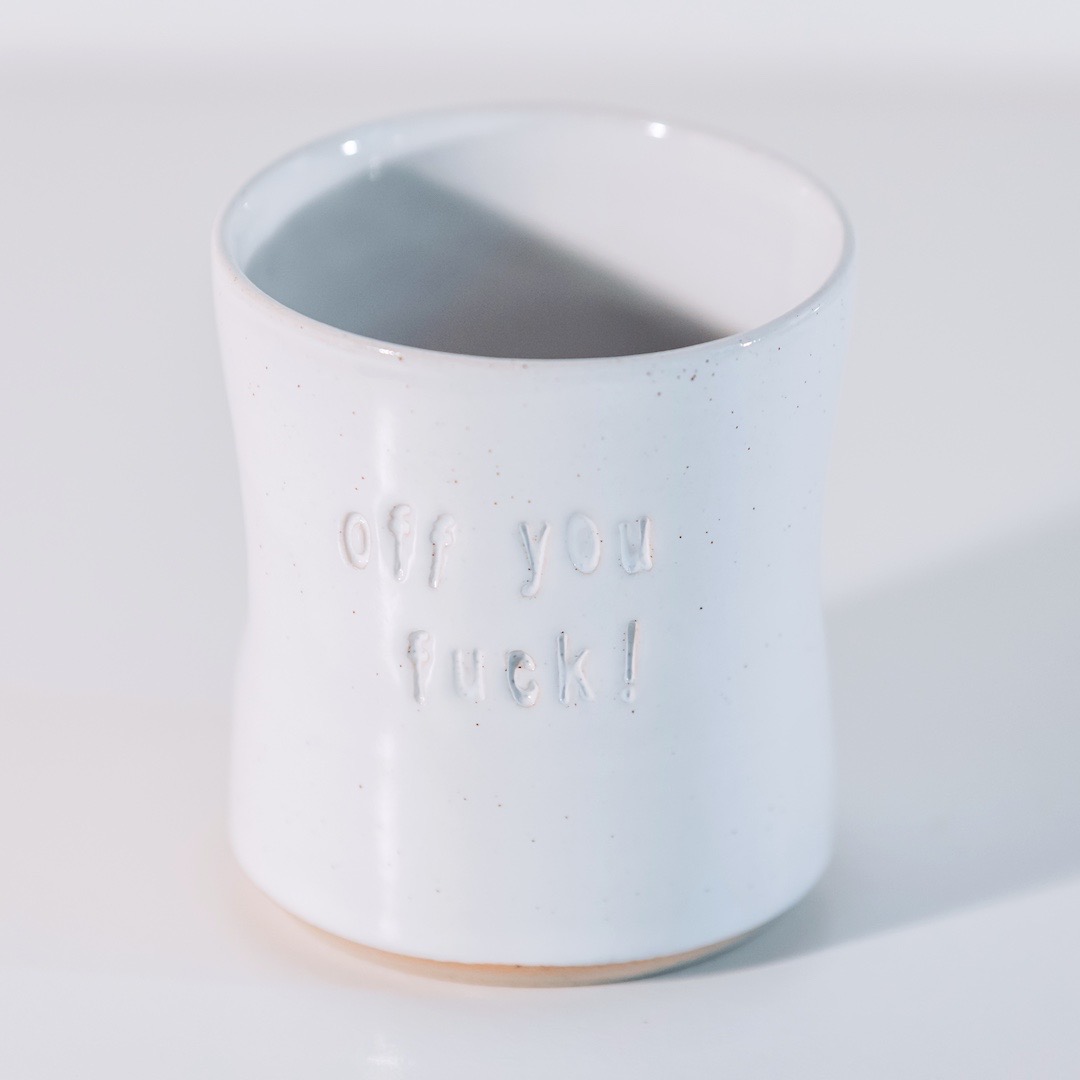 off you fuck mug ceramic